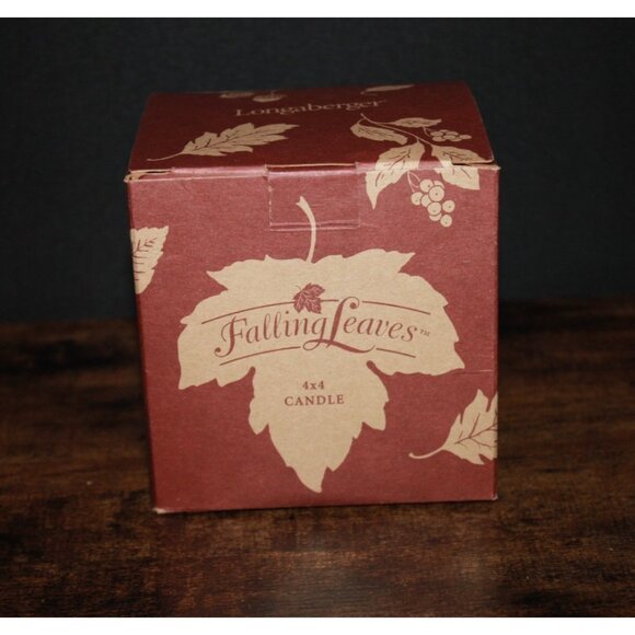 Longaberger Falling Leaves Orchard Park Fragrance Candle 75001 4" NEW - Picture 1 of 1